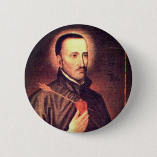 Bóton Redondo 5.08cm San Roque González de Papais noeis Cruz