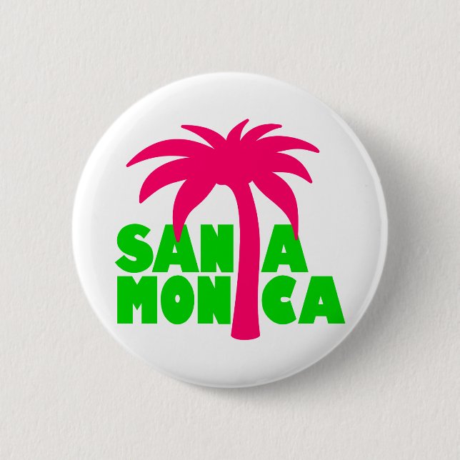 Bóton Redondo 5.08cm Santa Monica (Frente)