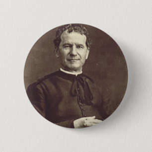 Bóton Redondo 5.08cm Santo John Bosco Priest e confessor