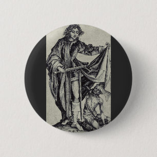 Bóton Redondo 5.08cm Santo Martinho de Tours Arte de Gravura