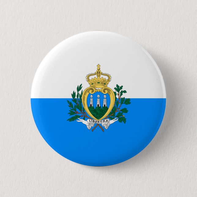 Bóton Redondo 5.08cm São Marino (Frente)