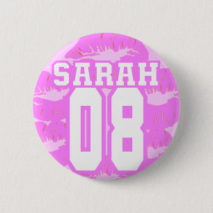 Bóton Redondo 5.08cm Sarah 08 - Ler meus Lábios