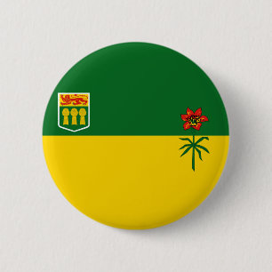 Bóton Redondo 5.08cm Saskatchewan Flag
