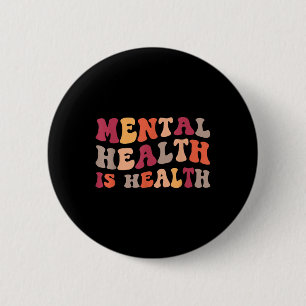 Bóton Redondo 5.08cm Saúde Mental É Saúde Mental Consciência