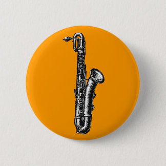 Bóton Redondo 5.08cm Saxofone do barítono