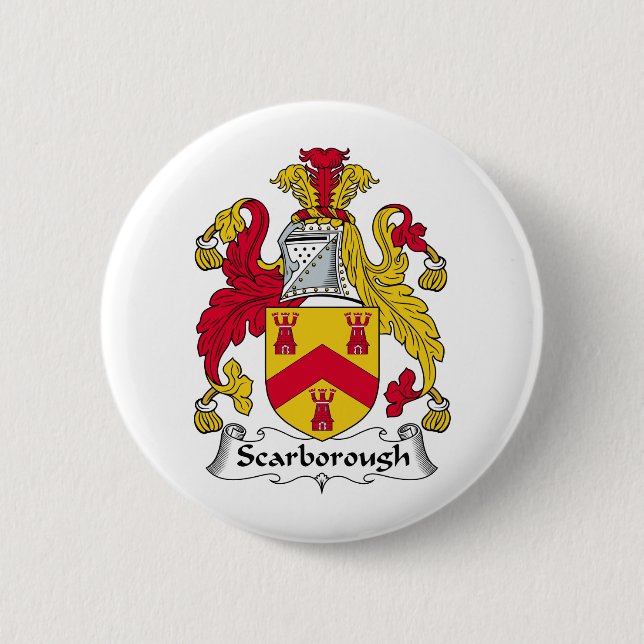 Bóton Redondo 5.08cm Scarborough Family Crest (Frente)
