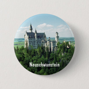 Bóton Redondo 5.08cm Schloss Neuschwanstein