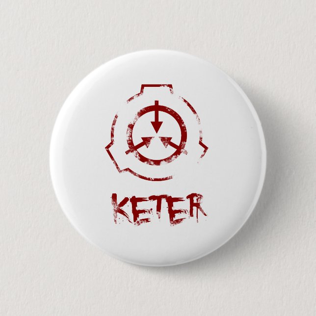 Bóton Redondo 5.08cm SCP Foundation: Keter (Frente)