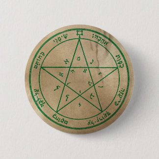 Bóton Redondo 5.08cm Segundo Pentacle de Venus