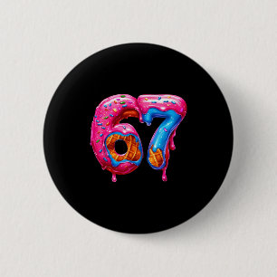 Bóton Redondo 5.08cm Seis Sete Donut Sorvete Gotejamento Cool Meme Engr