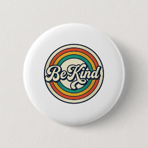 Bóton Redondo 5.08cm Seja Legal Retro Arco-Íris Camisa Vintage Design_2