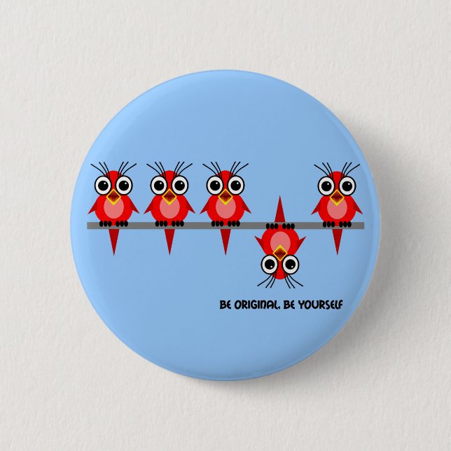 Bóton Redondo 5.08cm seja original (Frente)