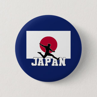 Bóton Redondo 5.08cm Seleção Japonesa de Futebol Japão