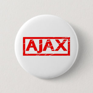 Bóton Redondo 5.08cm Selo de Ajax