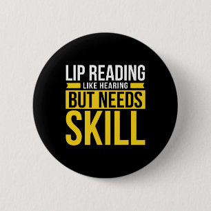 Bóton Redondo 5.08cm Sem Ouvir - Surdo - Impossível De Ouvir - Surdo Aw