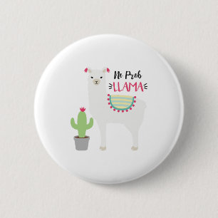 Bóton Redondo 5.08cm Sem Prob Llama