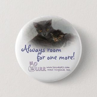 Bóton Redondo 5.08cm Sempre sala para uma mais! Botão redondo