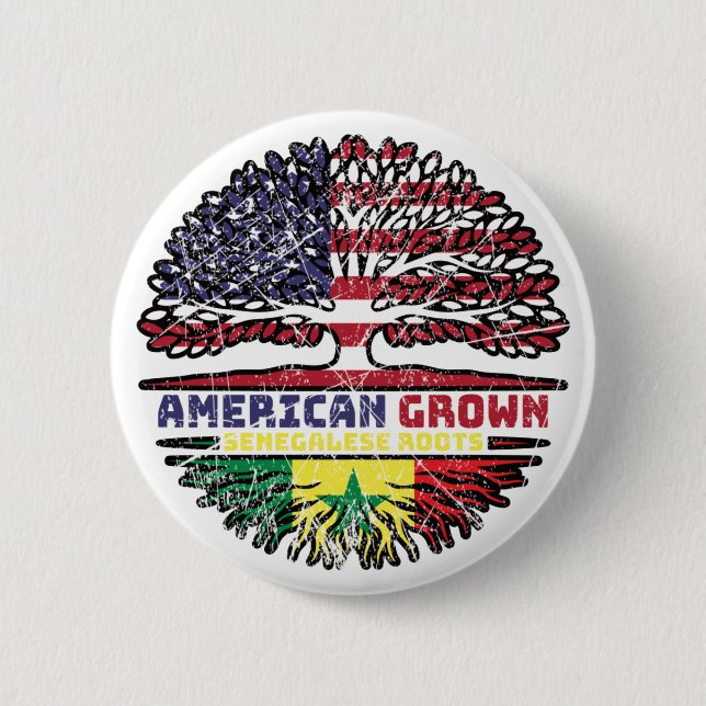 Bóton Redondo 5.08cm Senegal Senegal Senegal EUA EUA EUA EUA EUA EUA EU (Frente)