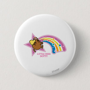 Bóton Redondo 5.08cm Senhorita Dotty Perseguir o Rainbows