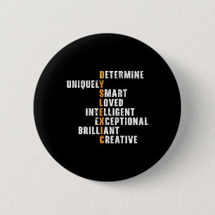 Bóton Redondo 5.08cm Sensibilização para a Leitura de Perturbações e De