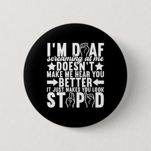 Bóton Redondo 5.08cm Sensibilização para a linguagem gestual 11