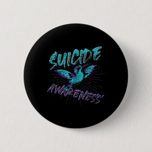 Bóton Redondo 5.08cm Sensibilização suicida Prevenção ao suicídio de av