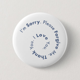 Bóton Redondo 5.08cm Sentenças De Reação De Ho’Oponopono Mantra