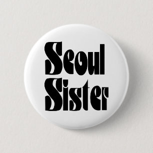 Bóton Redondo 5.08cm Seoul Sister
