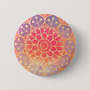 Bóton Redondo 5.08cm Serene Mandala