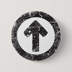 Bóton Redondo 5.08cm Seta do Círculo