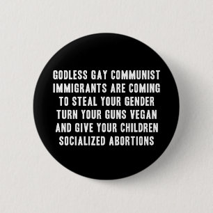 Bóton Redondo 5.08cm Seu pesadelo mais mau