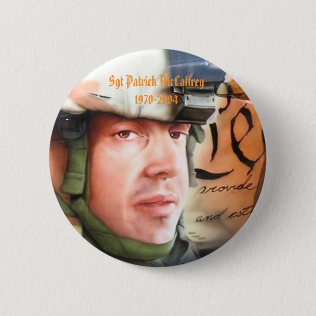 Bóton Redondo 5.08cm Sgt Patrick McCaffrey 1970-2994… (Frente)