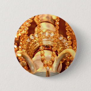 Bóton Redondo 5.08cm Shabby-Chandelier-Bling-4-Dourado-BUTTON PIN