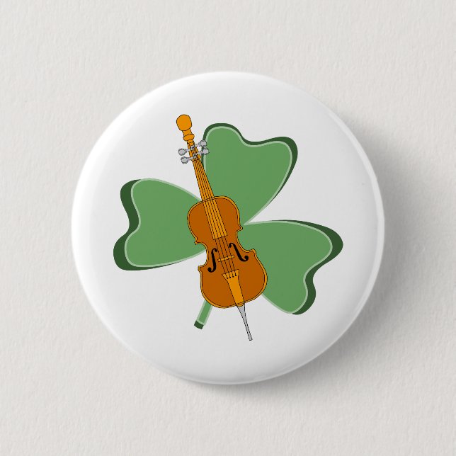 Bóton Redondo 5.08cm Shamrock Cello (Frente)
