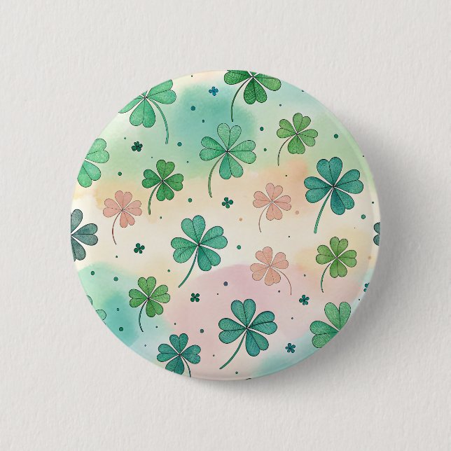 Bóton Redondo 5.08cm Shamrock Stickers (Frente)