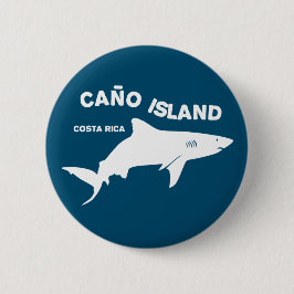 Bóton Redondo 5.08cm Shark Diving Ilha Caño - Costa Rica