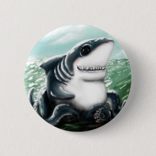 Bóton Redondo 5.08cm Sharktopus