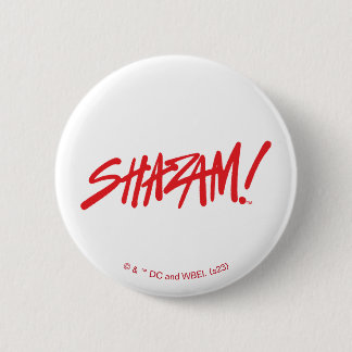 Bóton Redondo 5.08cm SHAZAM! Fury of the Gods | Logotipo vermelho