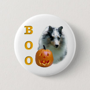 Bóton Redondo 5.08cm Shetland Sheepdog (merle) Boo