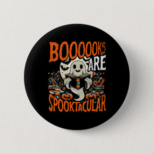 Bóton Redondo 5.08cm Shirt Book de Halloween - Fantasma Design de Lover