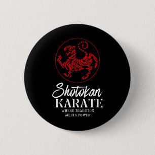 Bóton Redondo 5.08cm Shotokan Karate Onde A Tradição Conhece O Poder