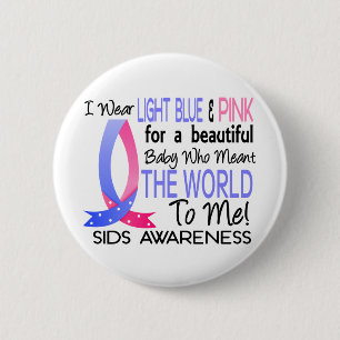 Bóton Redondo 5.08cm Significou-me o mundo SIDS