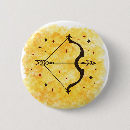 Bóton Redondo 5.08cm Signo de Sagitário