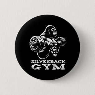 Bóton Redondo 5.08cm Silverback Gym Gorilla Weighhing Workout Fitne