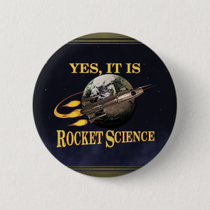 Bóton Redondo 5.08cm Sim, é botão da astronáutica