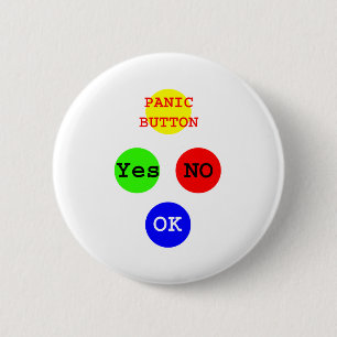 Bóton Redondo 5.08cm Sim Não Botões O MUSEUM Zazzle Oferece