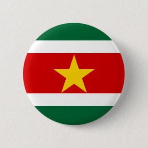 Bóton Redondo 5.08cm símbolo da nação da bandeira de país de surina