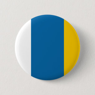 Bóton Redondo 5.08cm Símbolo da região espanha de pavilhão das Ilhas Ca