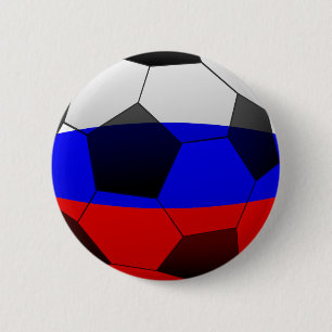 BÓTON REDONDO 5.08CM SÍMBOLO DE FUTEBOL 2018