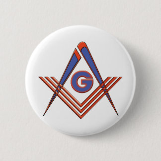 Bóton Redondo 5.08cm Símbolo do Freemason
